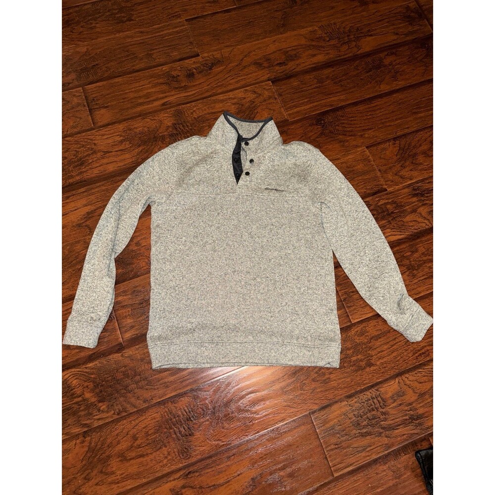 Eddie Bauer Men's Radiator Fleece Snap-Front Pullover size M